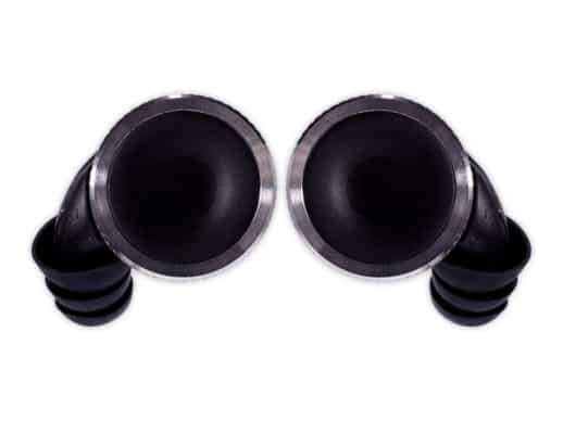 Limousine Knops Earplugs Knurled Black LE-KNOPS-KNURLED-BK