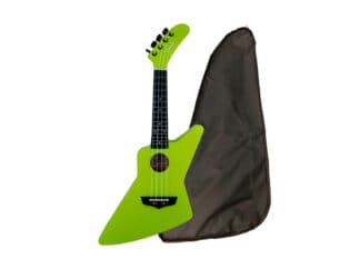 Chateau-BAS01EX-GR-ukulele-grøn-front-Drum-Limousine