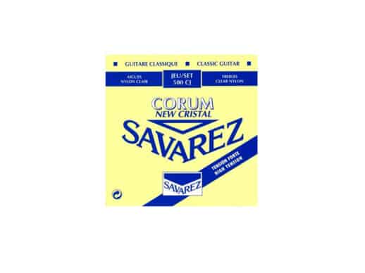Savarez-500CJ-New-Corum-spansk-guitar-strenge,-blå.-Drum-Limousine
