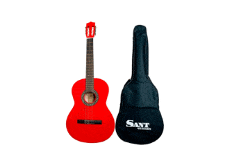 Sant-Guitars-CL-50-RD-spansk-guitar-rød-Drum-Limousine