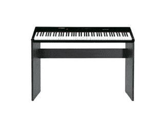 Artesia-Performer-BK-+-ST1-el-klaver-med-ben-Drum-Limousine