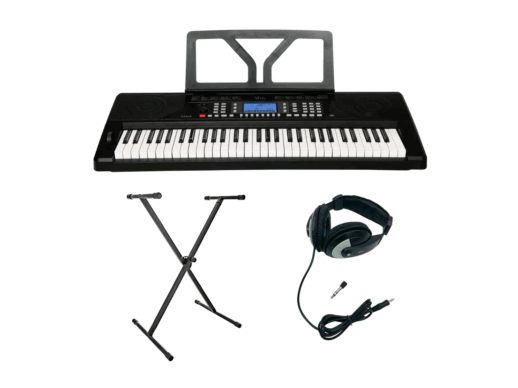 Viva-Chord-Keyboard-Pakke-med-Stativ-og-Headphones-Drum-Limousine