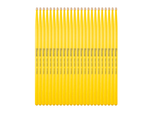 Drum-Limousine-Fidelity-5A-Yellow-trommestikker-12-pack