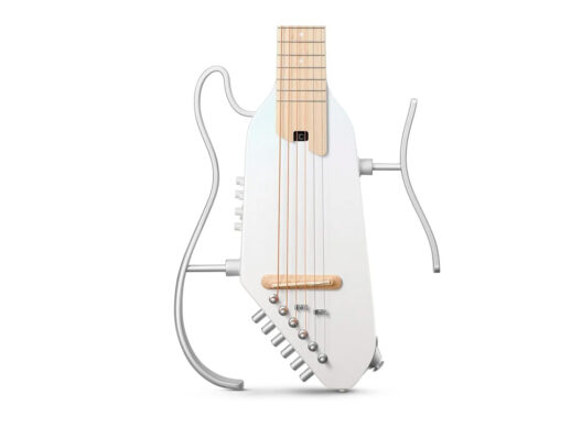Donner-HUSH-I-PRO-silent-guitar-hvid-Drum-Limousine