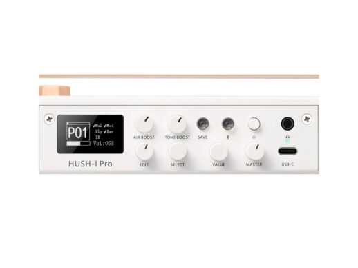 Donner-HUSH-I-PRO-silent-guitar-hvid-Drum-Limousine