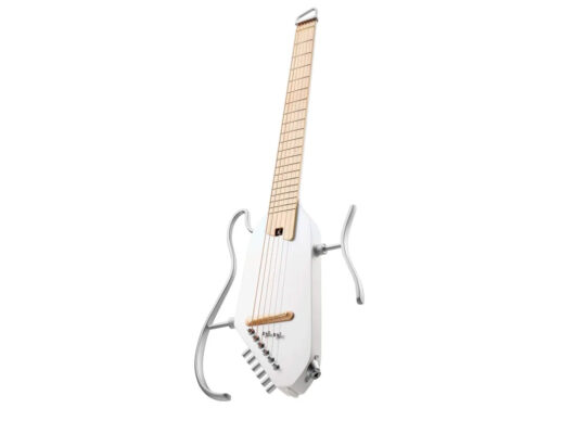 Donner-HUSH-I-PRO-silent-guitar-hvid-Drum-Limousine