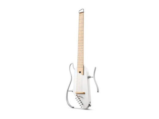 Donner-HUSH-I-PRO-silent-guitar-hvid-Drum-Limousine