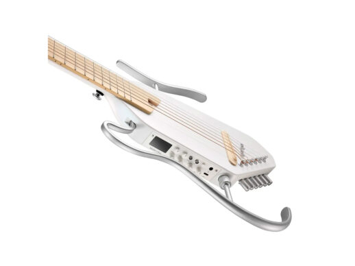 Donner-HUSH-I-PRO-silent-guitar-hvid-Drum-Limousine