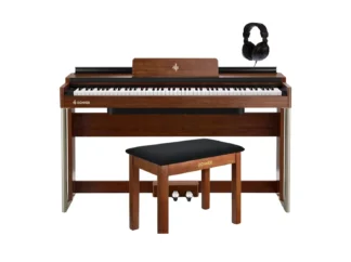 Donner DDP-200 el-klaver + klaverbænk og hovedtelefoner Drum Limousine