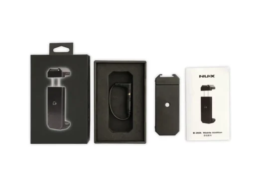 Nux B-3MA mikrofon-holder til mobil inkl. minijack-adapter