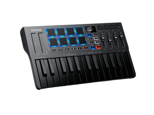 Donner-DMK-25-Pro-midi-keyboard-Drum-Limousine