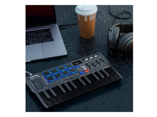 Donner-DMK-25-Pro-midi-keyboard-Drum-Limousine
