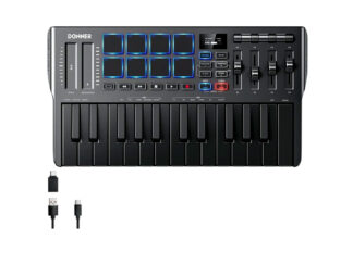 Donner-DMK-25-Pro-midi-keyboard-Drum-Limousine