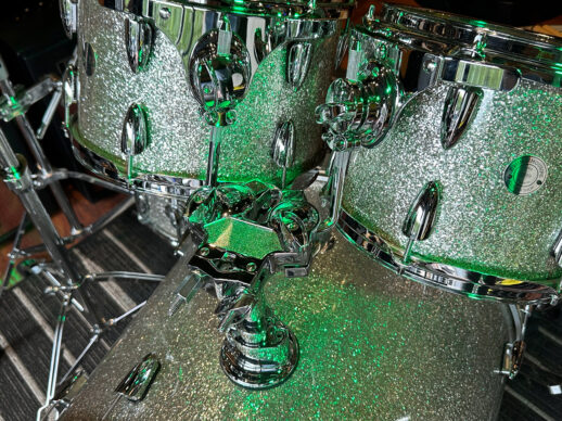 Drum-Limousine-Custom-shop-Silver-sparkle