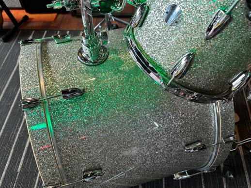 Drum-Limousine-Custom-shop-Silver-sparkle