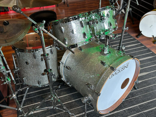 Drum-Limousine-Custom-shop-Silver-sparkle