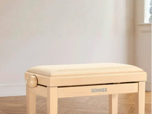 Donner-Adjustable-klaverbænk-beige Donner-Adjustable-klaverbænk-beige