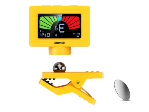 Donner-DT10-klemme-tuner-gul Donner-DT10-klemme-tuner-gul