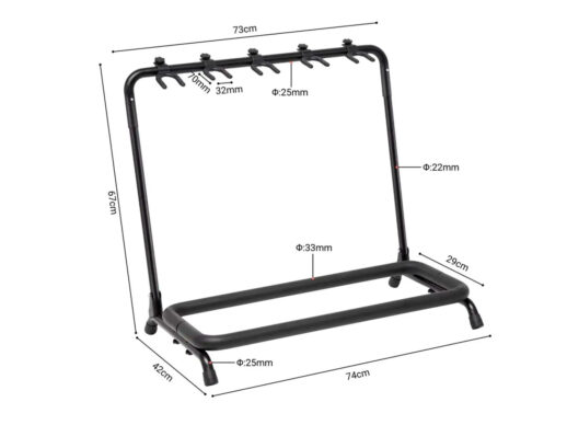 Lebeth-GS-58-guitarstativ-til-5-guitarer