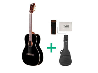 Tyma-P18E-BK-western-guitar-sort