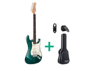 Donner-DST-400-el-guitar-transparent-turquoise
