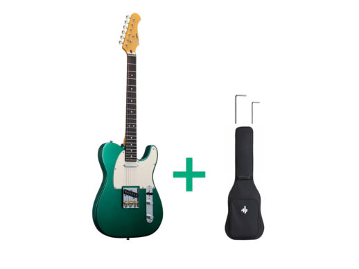 Donner-DTL-600-el-guitar-green-metallic