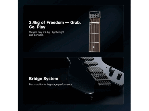 Donner-HLX-500-Headless-el-guitar-mercedes-blue