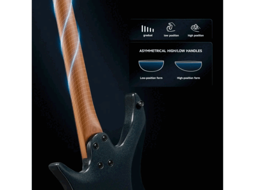 Donner-HLX-500-Headless-el-guitar-mercedes-blue