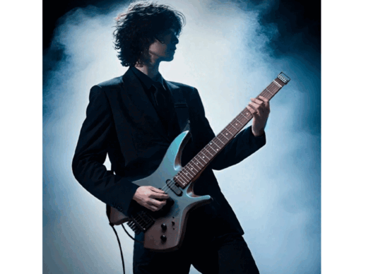 Donner-HLX-500-Headless-el-guitar-night-glow
