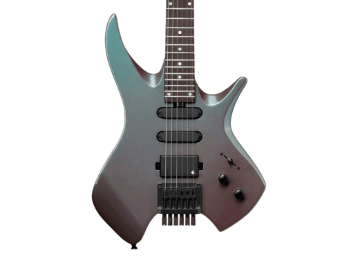 Donner-HLX-500-Headless-el-guitar-night-glow