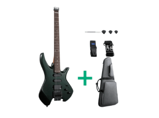 Donner-HLX-500-Headless-el-guitar-racing-green