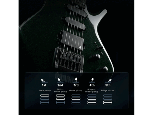 Donner-HLX-500-Headless-el-guitar-racing-green