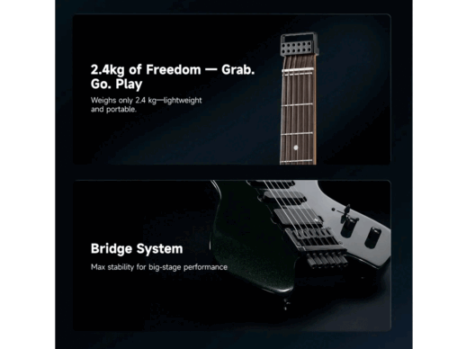 Donner-HLX-500-Headless-el-guitar-racing-green