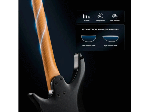 Donner-HLX-500-Headless-el-guitar-sort