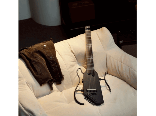 Donner-HUSH-C-silent-spansk-guitar-sort