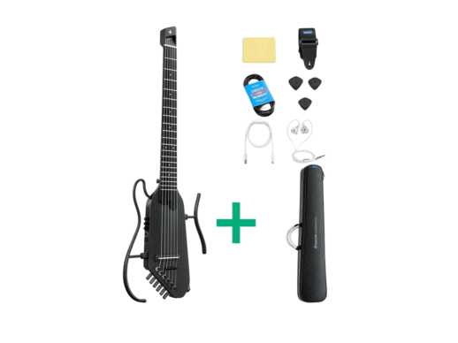 Donner-HUSH-C-silent-spansk-guitar-sort