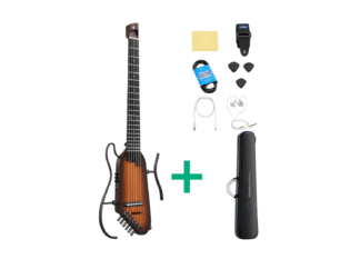 Donner-HUSH-C-silent-spansk-guitar-sunburst